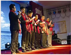 Recitation of the poem "Passionate Pacific"