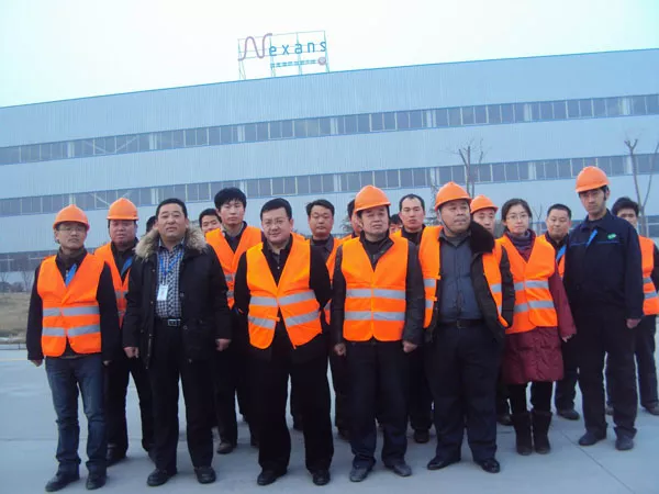 The chairman led a team to visit Nike