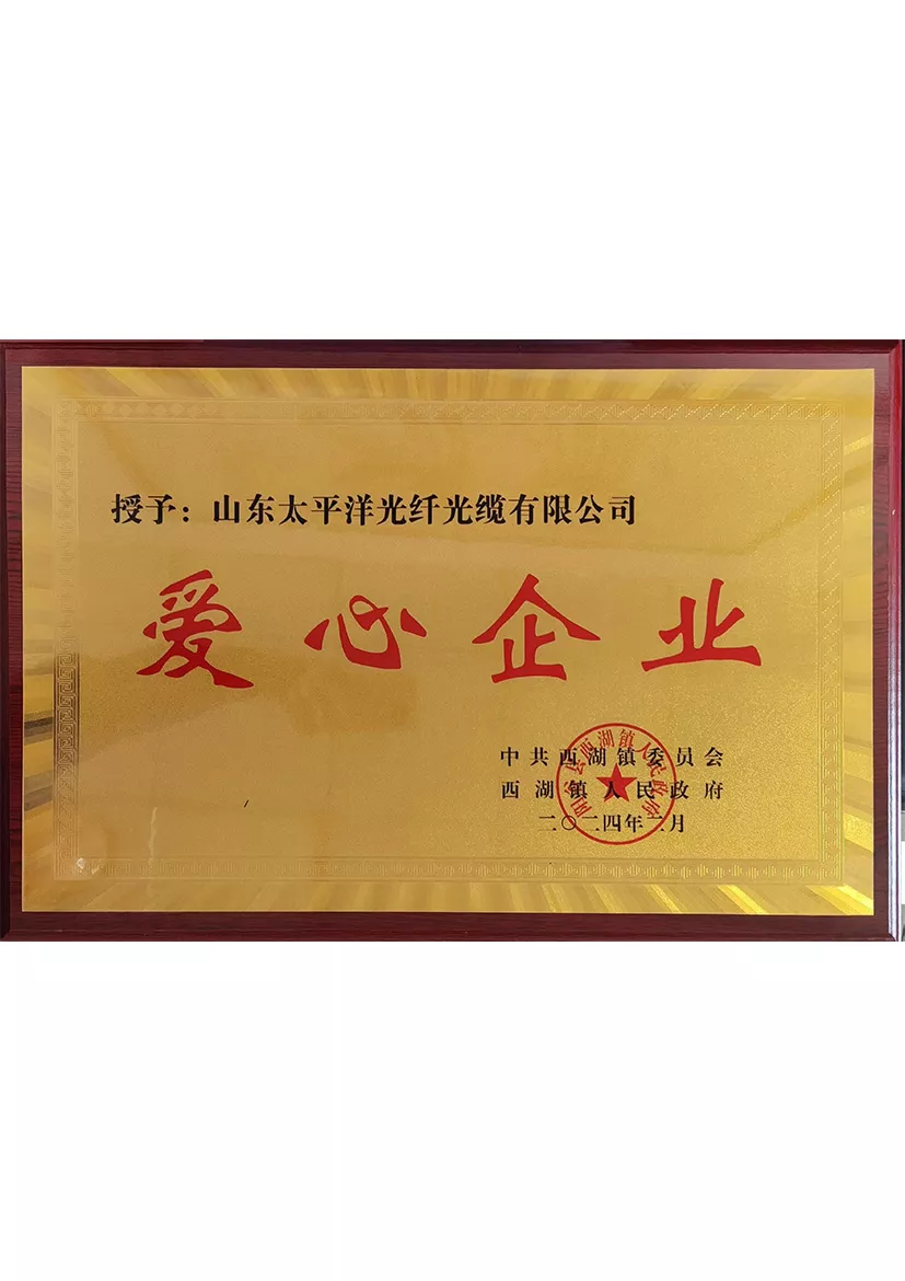 Congratulations to the company for being awarded the "Enterprise Progress Award" and "Loving Enterprise". Honorary medals, if needed, please save them