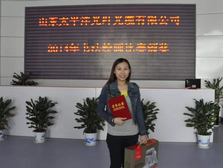 Excellent painter of the company, Zhang Xinjing
