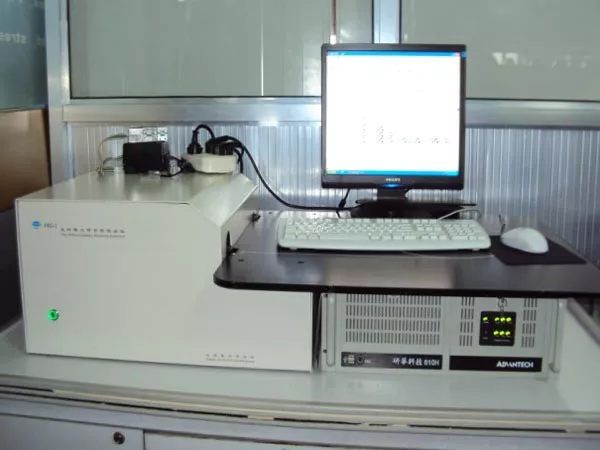 Fiber optic strip geometric dimension tester